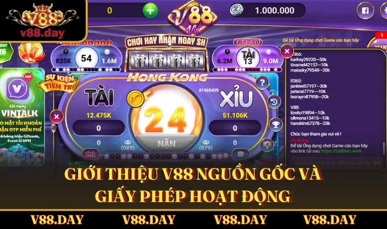 gioi thieu v88 nguon goc va giay phep hoat dong Giới thiệu V88 nguồn gốc và giấy phép hoạt động